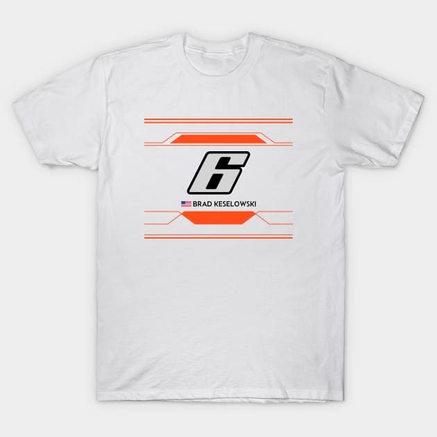 Brad Keselowski #6 2023 NASCAR Design T-Shirt by AR Designs 